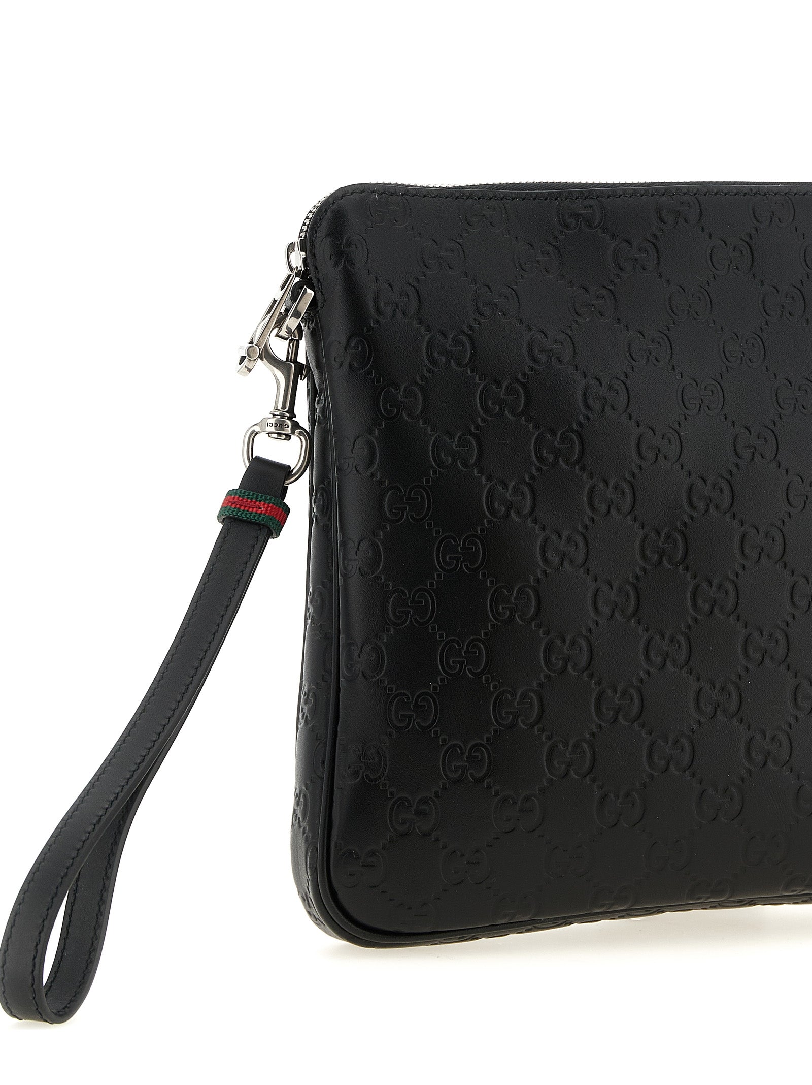 Black Calfskin Crossbody Bag