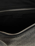 Black Calfskin Crossbody Bag