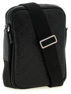 Black Calfskin Crossbody Bag