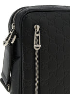 Black Calfskin Crossbody Bag