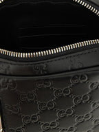 Black Calfskin Crossbody Bag