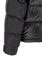 Black Polyester Full-Length Jacket