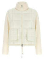 White Virgin Wool Full-Length Jacket