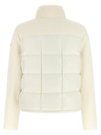 White Virgin Wool Full-Length Jacket