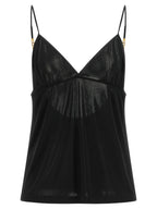 Black Viscose Tank Tops