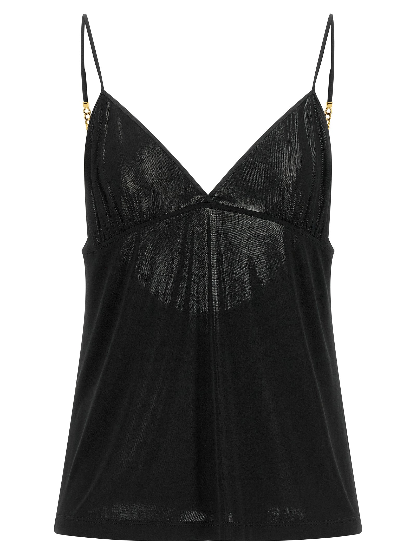 Black Viscose Tank Tops
