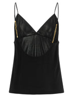 Black Viscose Tank Tops