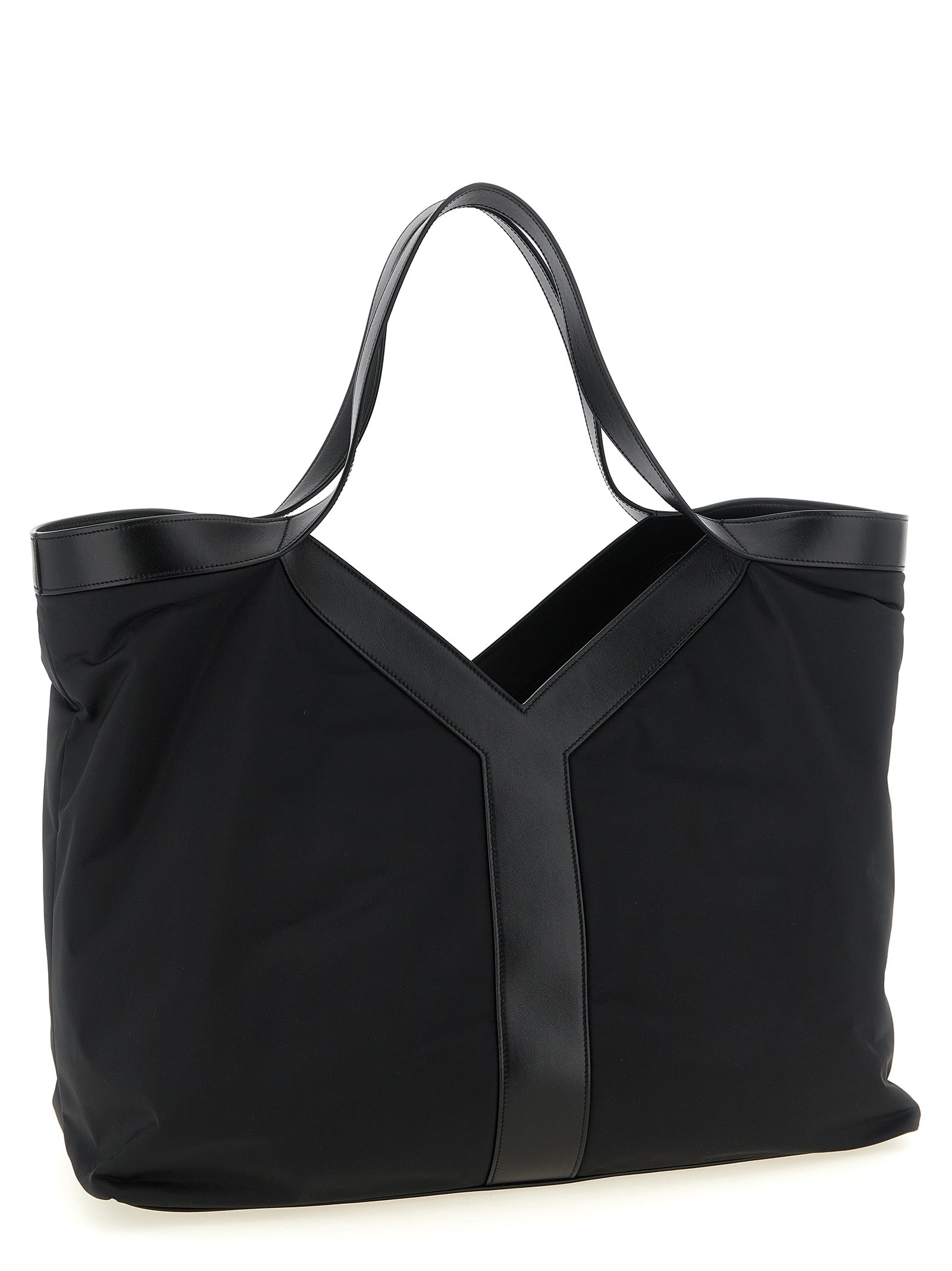 Black Calfskin Tote Bag