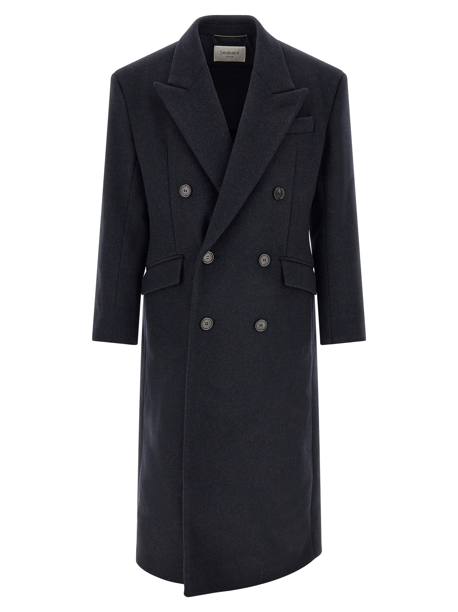 Blue Wool Coat