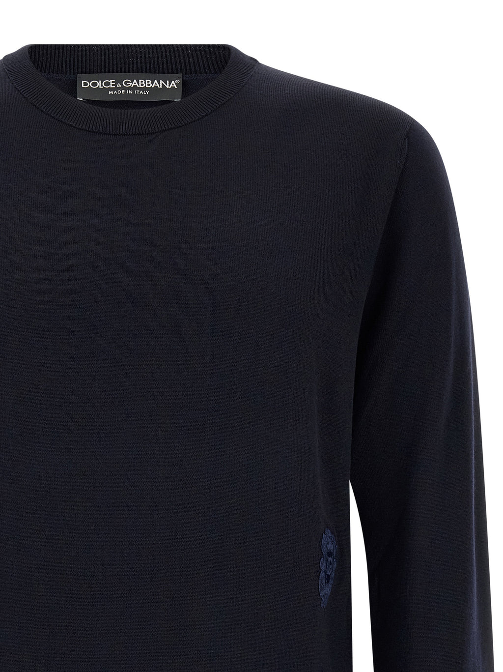 Blue Virgin Wool Cardigan