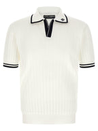 Bicolor Cotton Polo Shirt