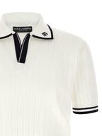 Bicolor Cotton Polo Shirt
