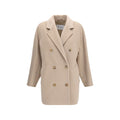 Beige Wool Oves Aries Full-Length Jacket