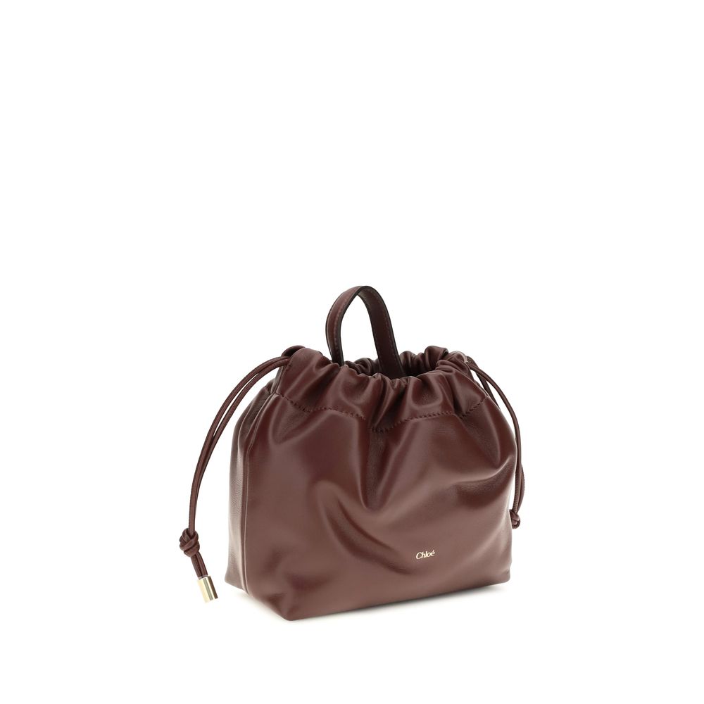 Bordeaux Calf Leather Bos Taurus Shoulder Bag