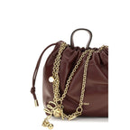 Bordeaux Calf Leather Bos Taurus Shoulder Bag