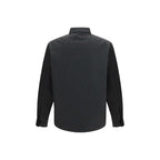 Black Polyester Pattern Shirt