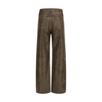 Brown Leather Pants