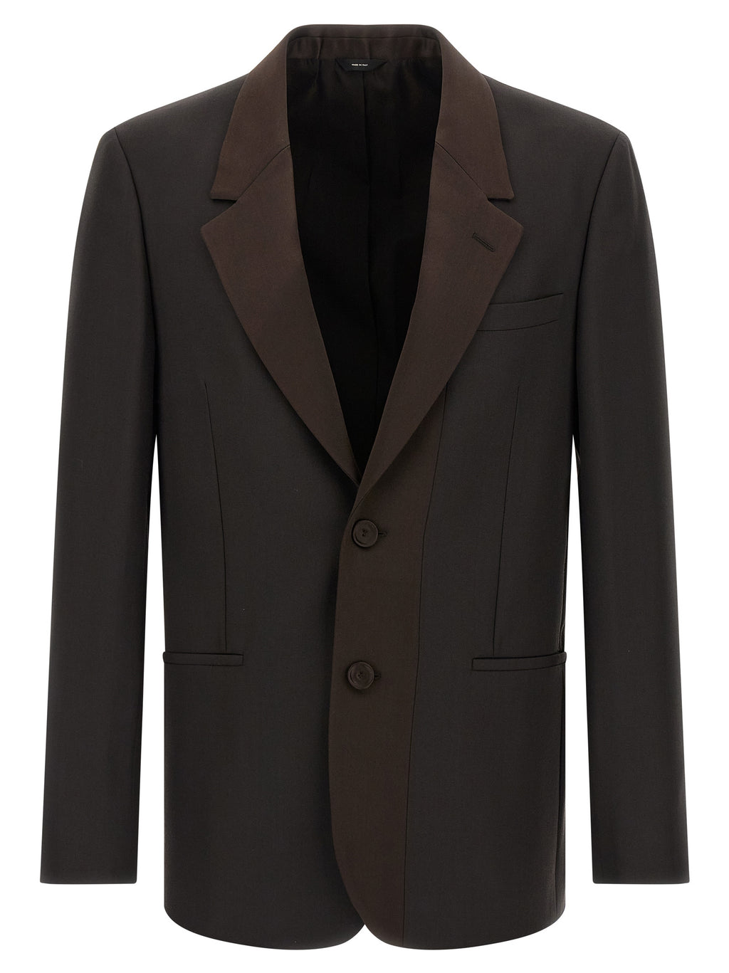 Brown Polyester Blazer