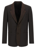 Brown Polyester Blazer