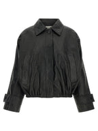 Black Lamb Leather Leather Jacket