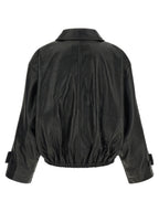 Black Lamb Leather Leather Jacket