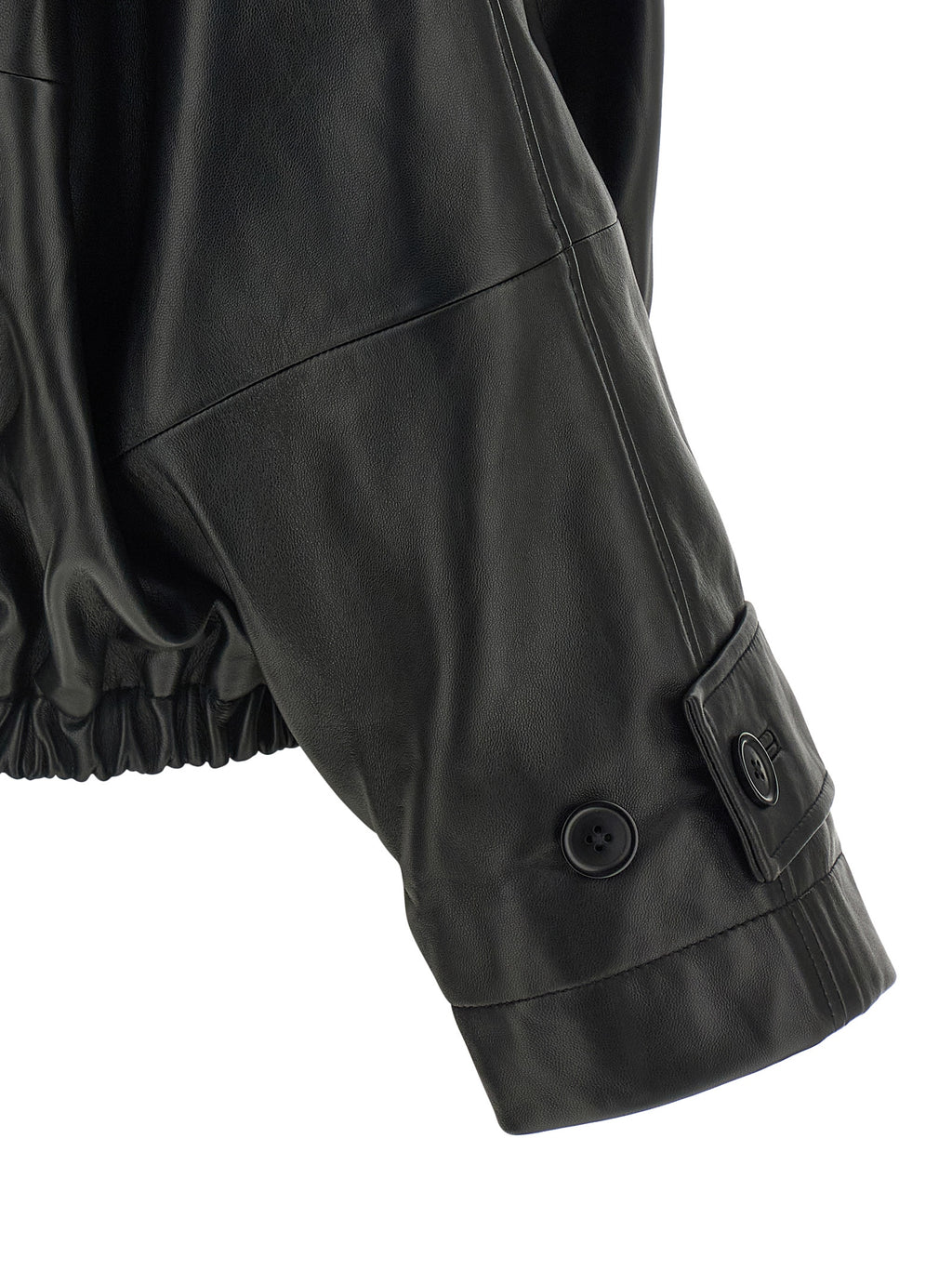 Black Lamb Leather Leather Jacket
