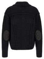 Blue Marabou Cardigan