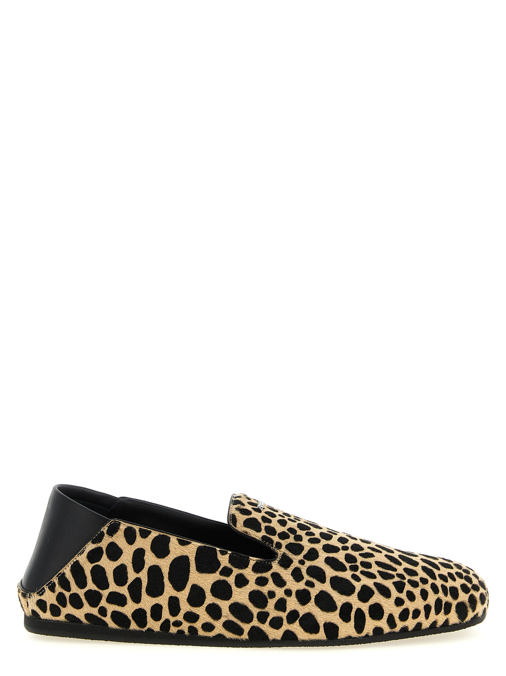 Multicolor Calfskin Slip-On Loafers