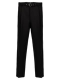 Black Virgin Wool Dress Pants