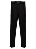 Black Virgin Wool Dress Pants