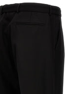 Black Virgin Wool Dress Pants