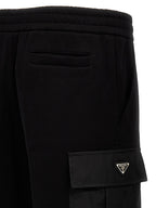 Black Cotton Joggers (Workout Pants)