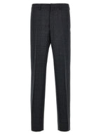 Gray Virgin Wool Dress Pants