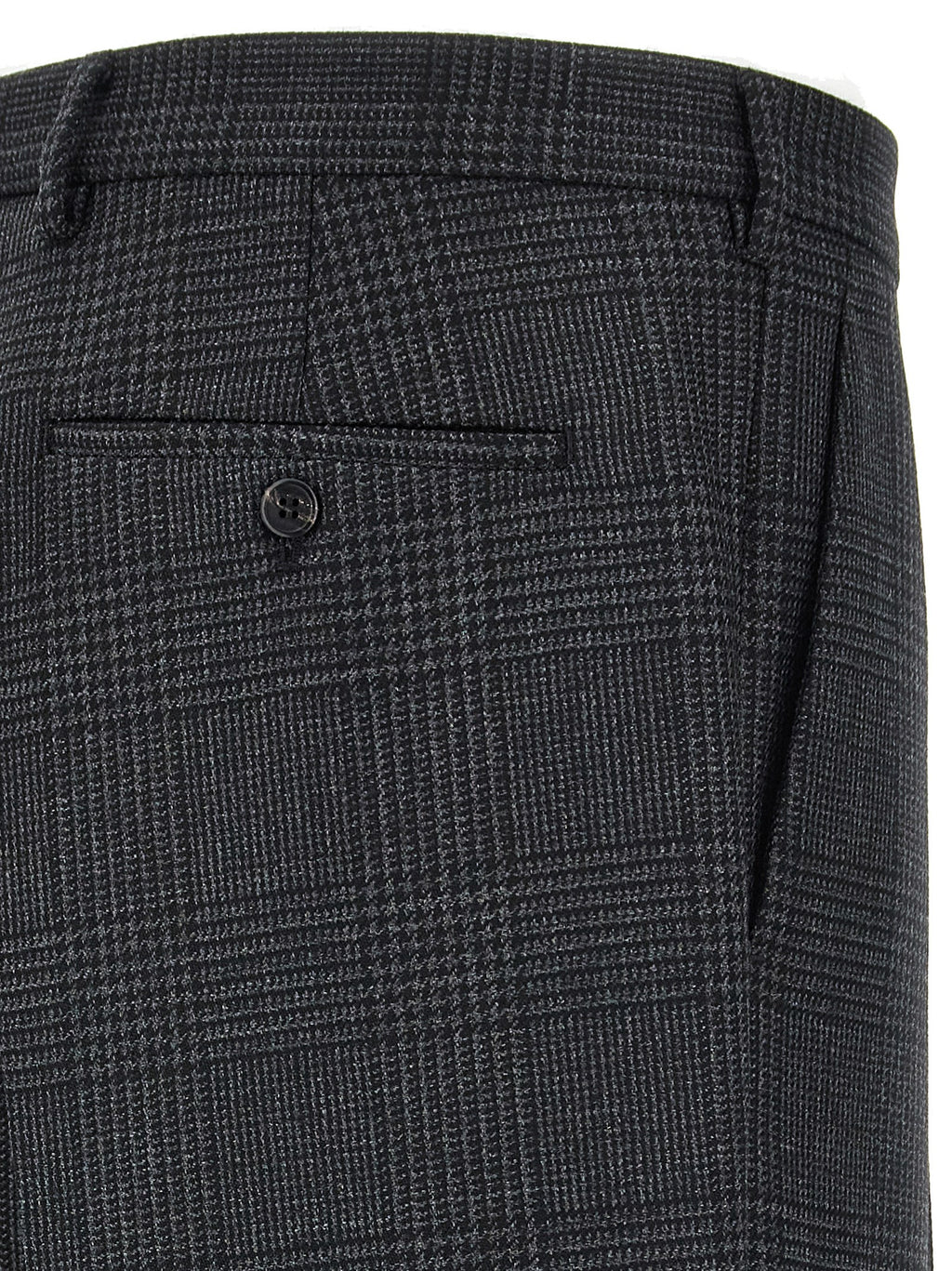 Gray Virgin Wool Dress Pants