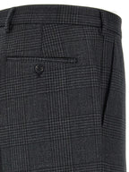 Gray Virgin Wool Dress Pants