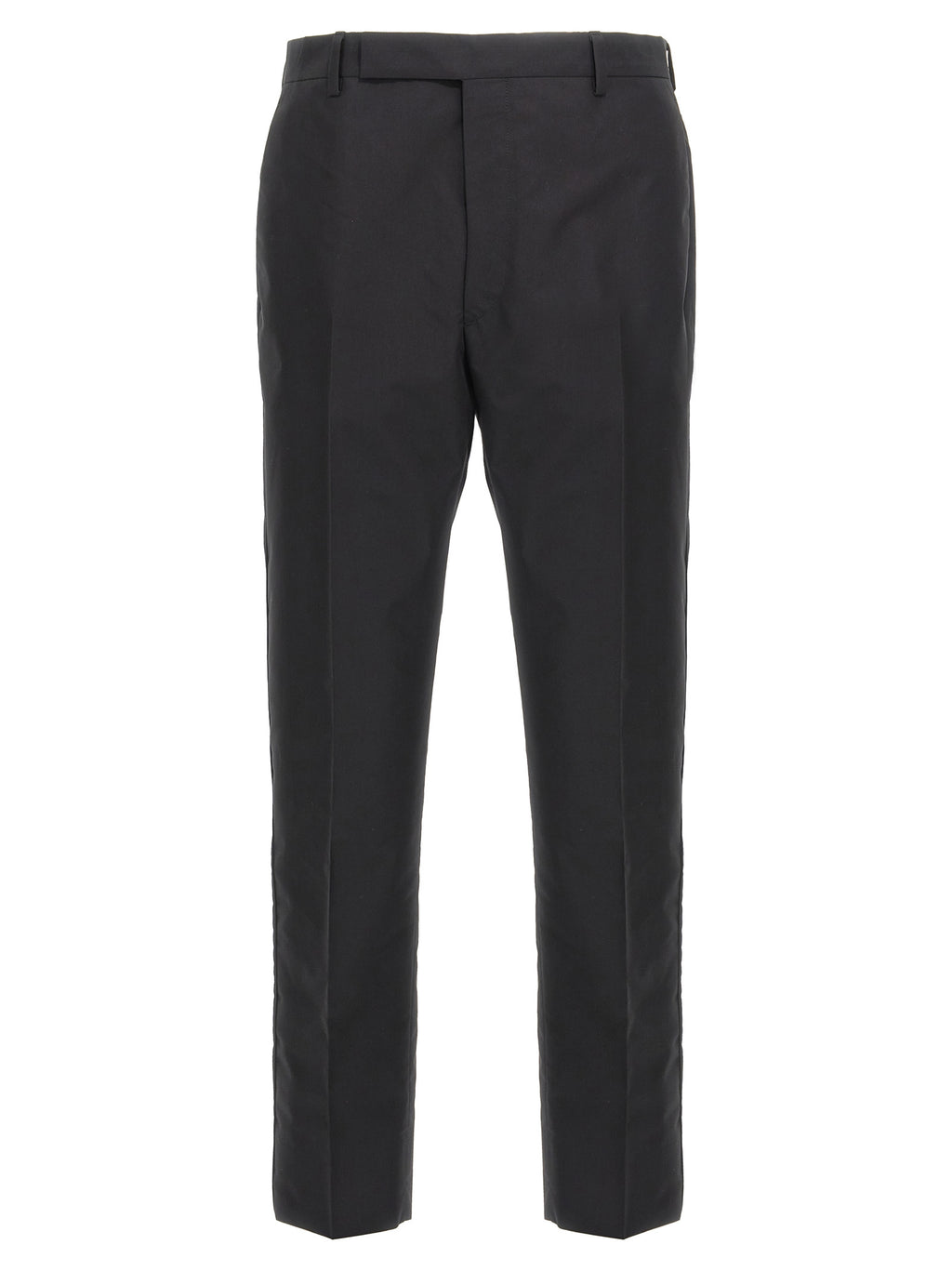 Black Cotton Dress Pants