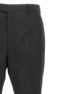 Black Cotton Dress Pants