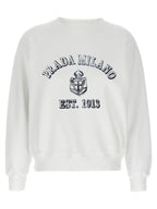 White Cotton Sweatshirt