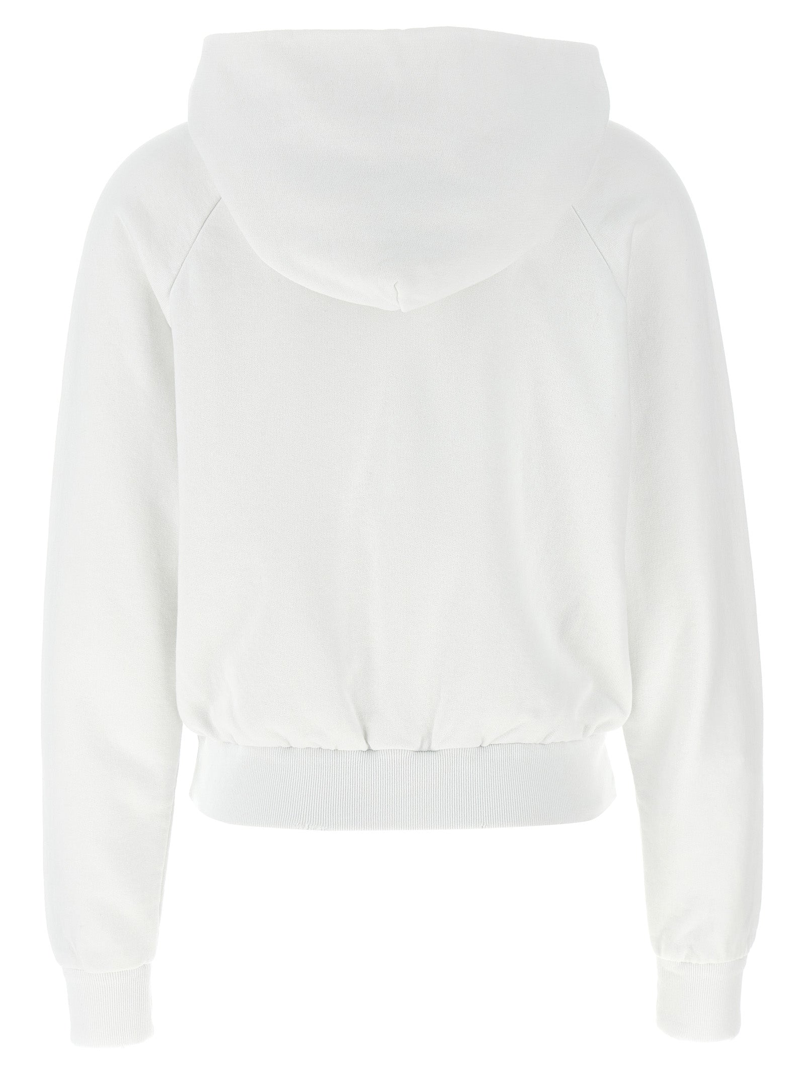 White Cotton Sweatshirt