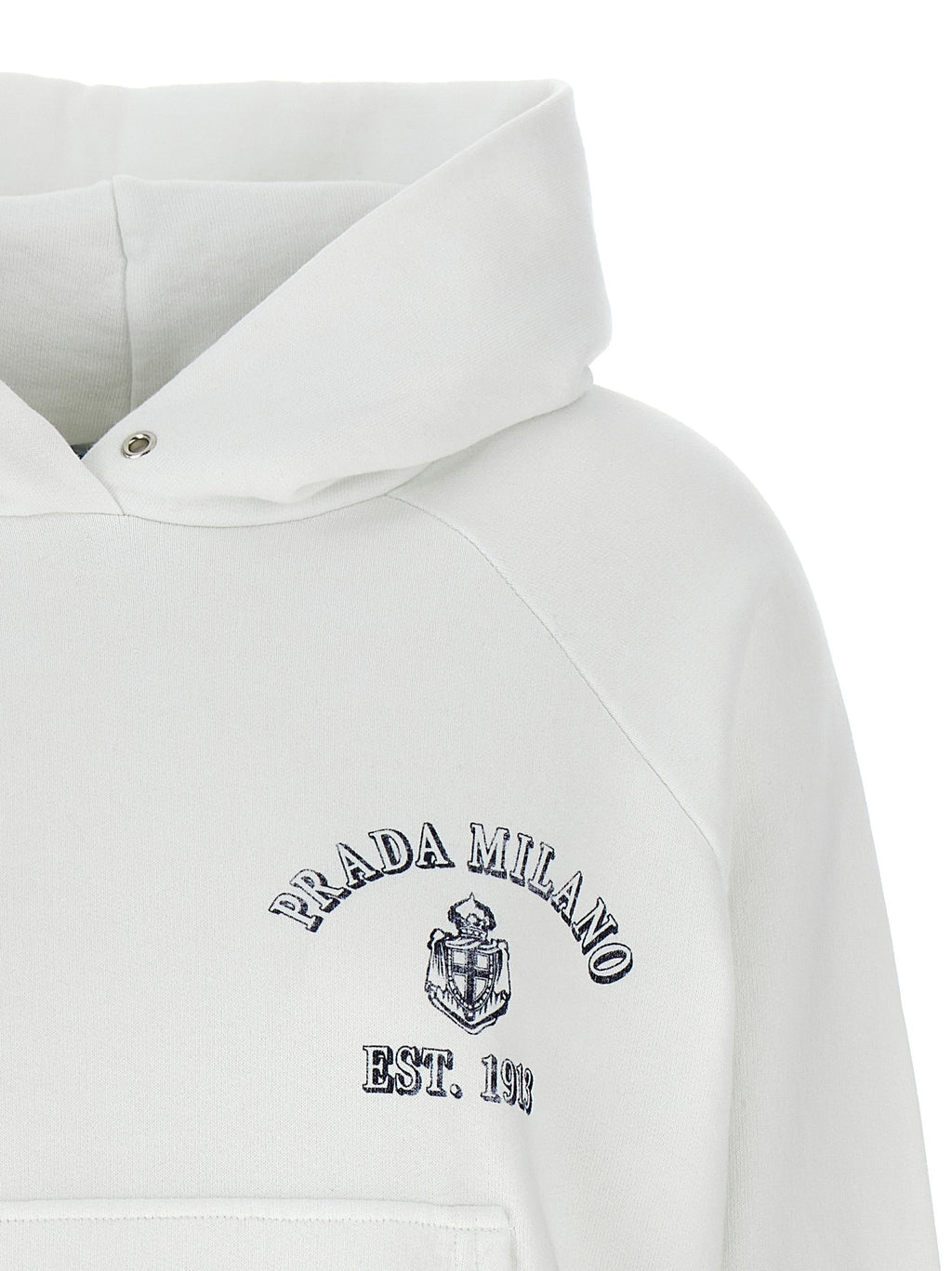White Cotton Sweatshirt