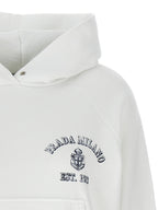 White Cotton Sweatshirt