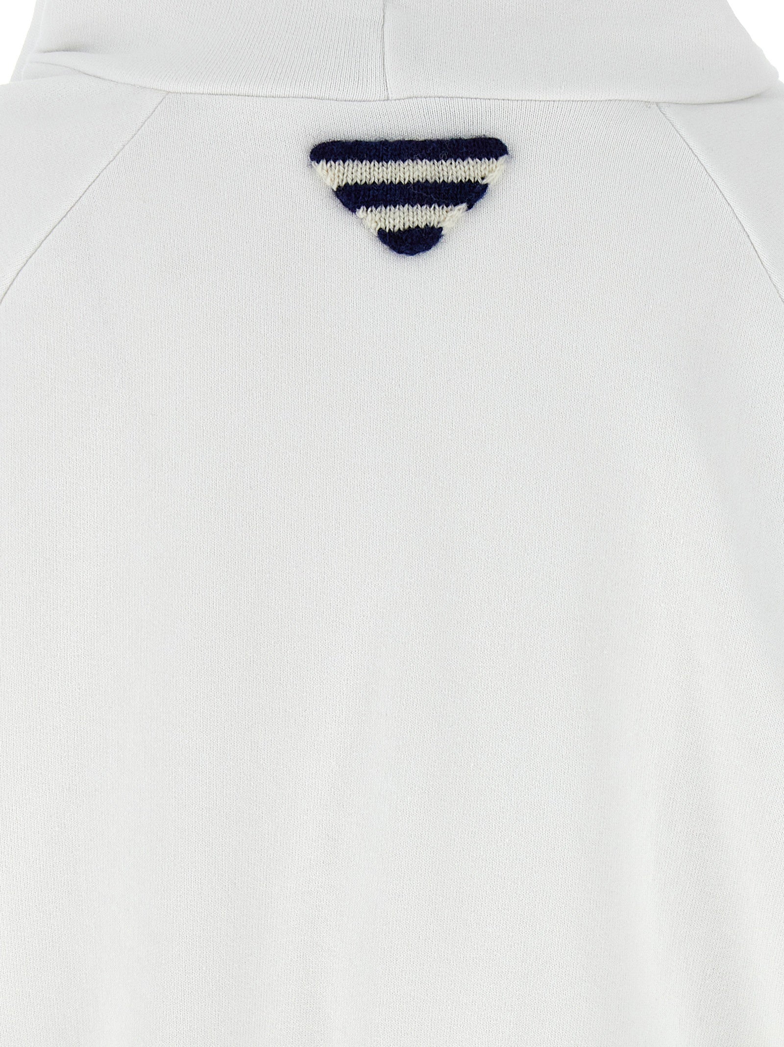 White Cotton Sweatshirt