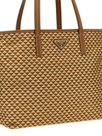 Multicolor Polyamide Tote Bag