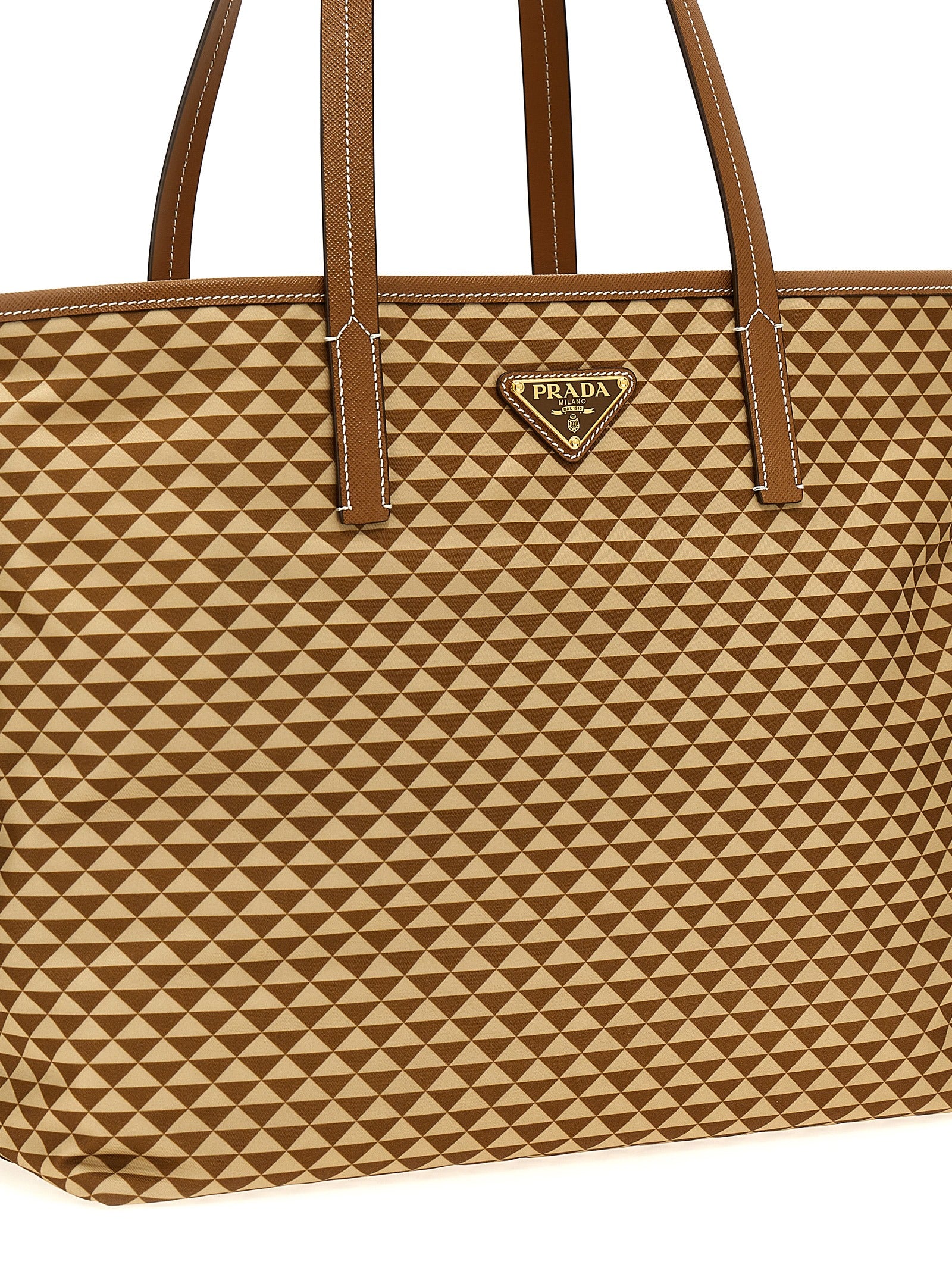 Multicolor Polyamide Tote Bag