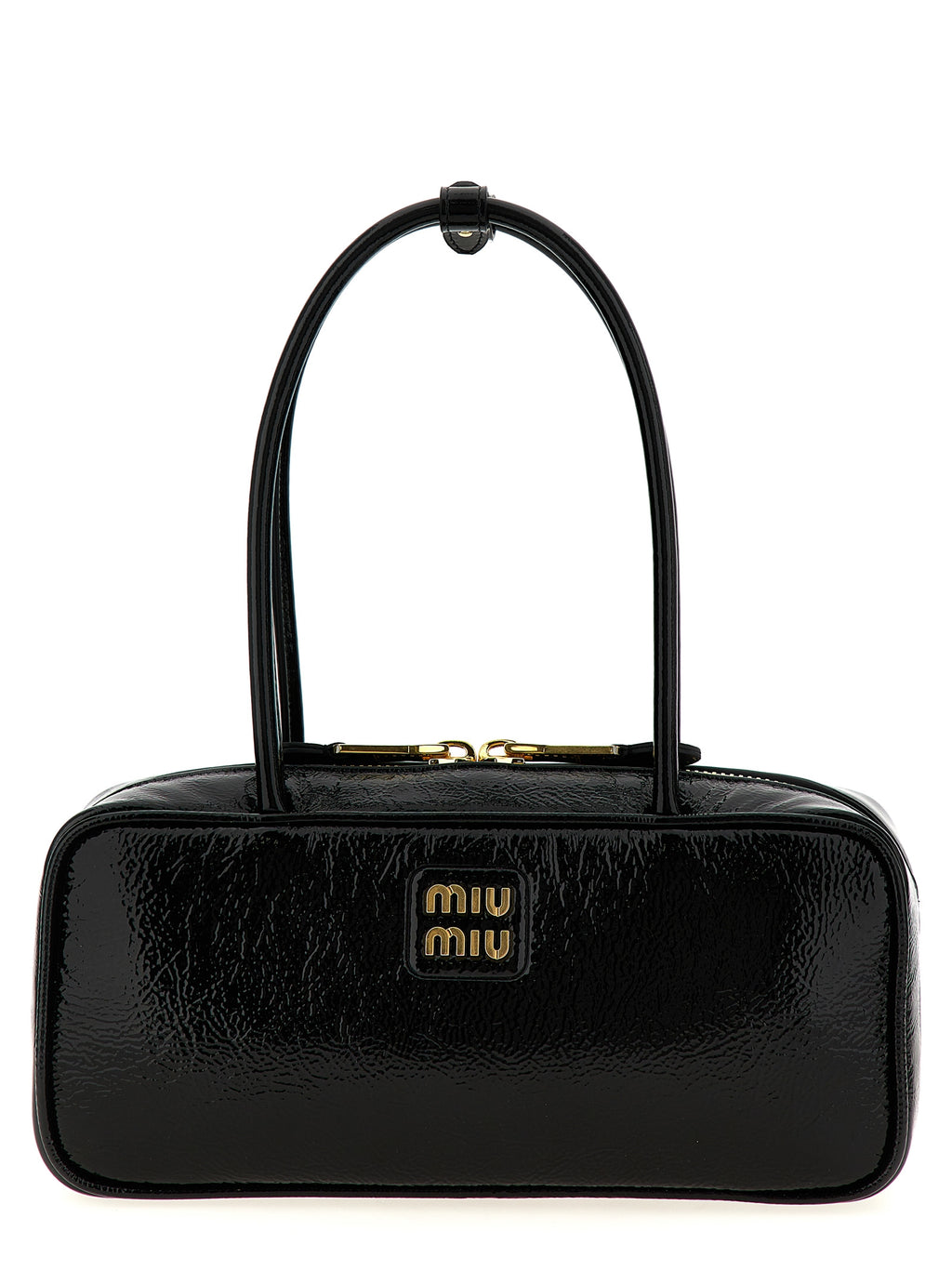 Black Lamb Leather Handbag