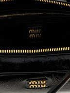 Black Lamb Leather Handbag