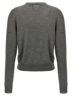 Gray Virgin Wool Cardigan
