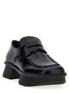 Black Calfskin Slip-On Loafers
