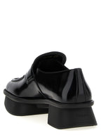 Black Calfskin Slip-On Loafers