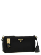 Black Polyamide Shoulder Bag